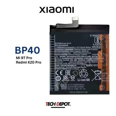 Xiaomi MI 9T Pro / Redmi K20 Pro Battery Replacement 4000mAh- BP40